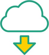 即座にダウンロード